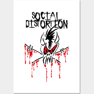 headbang social distortion Posters and Art